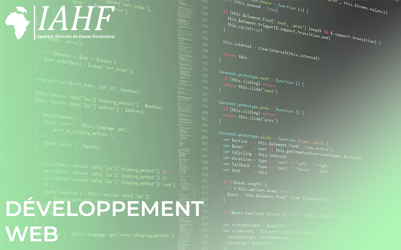 Développement web full stack